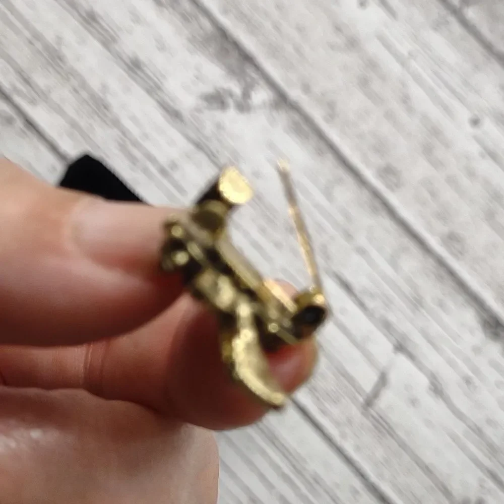 Set of 2 Bee Brooches Pins Rhinestone.  P1